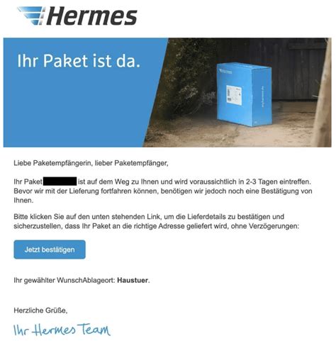 hermes fake zustellversuche amazon probleme|Hermes phishing mail betrug.